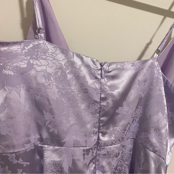 Altar'd State Light Purple Jacquard Mini Dress size Medium - Picture 9 of 9